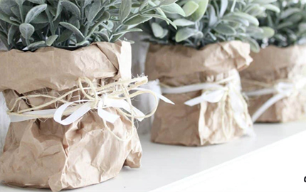 آموزش ساخت گلدان کاغذی جنس کرافت